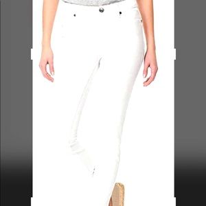 BUFFALO DAVID BITTON AUBREY MID RISE SUPER SOFT WHITE JEANS COMFY SZ 4/27